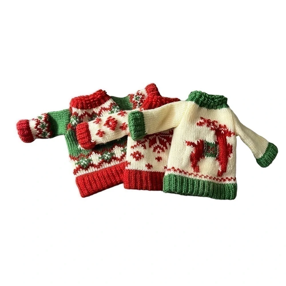 Christmas Bottle Decoration Sweater Bottle Warmer